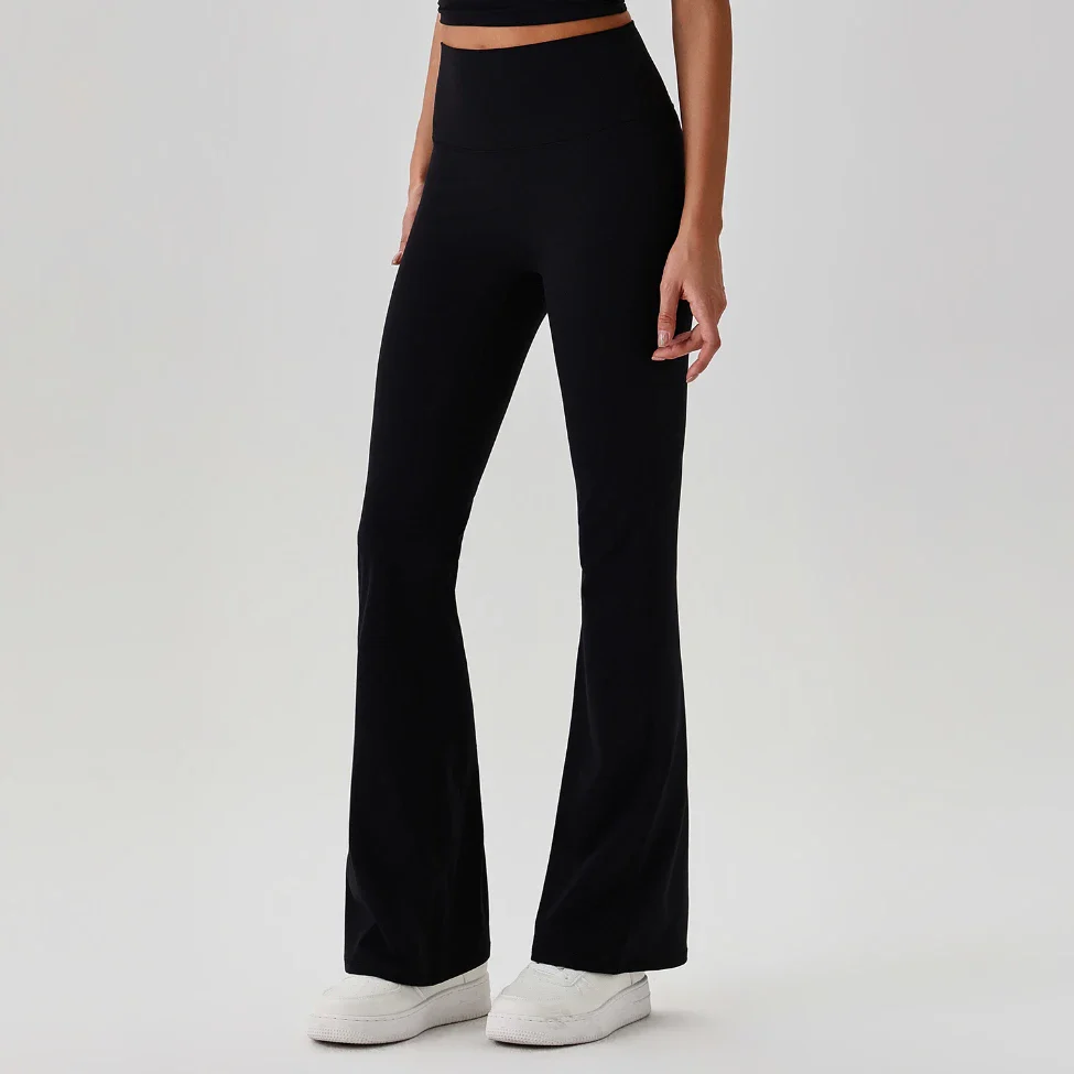 Naked-Feel High-Waisted Flared Yoga Pants