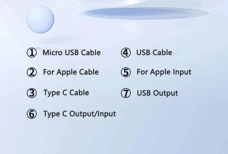 MagStream Pro 30000mAh Magnetic Power Bank with Built-in Cables & Stand