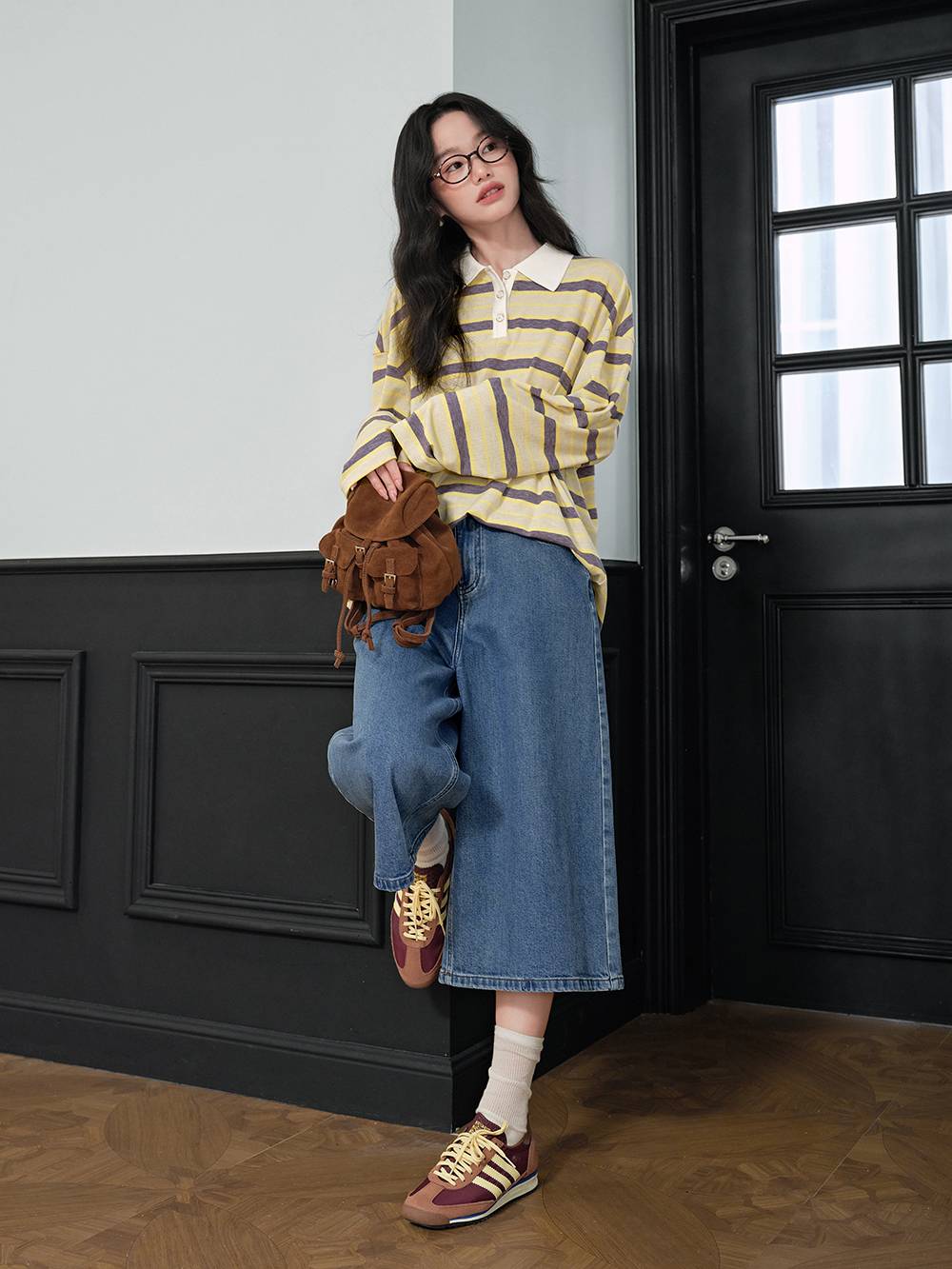 Striped Long-sleeve Top