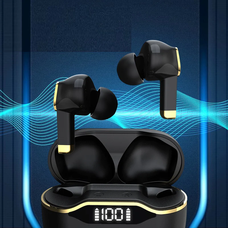 TWS Earphones with LED Display IPX5 Waterproof Earbud Wireless Headsets In-ear OEM OBM