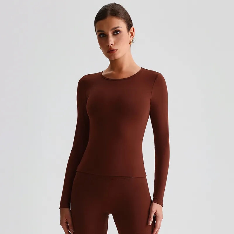 Recycled Slim Fit Yoga Long Sleeve Top