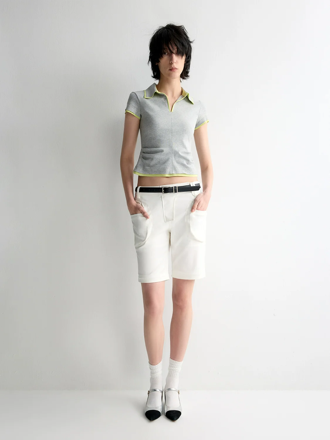 Two-in-One Removable Flared Casual Pants