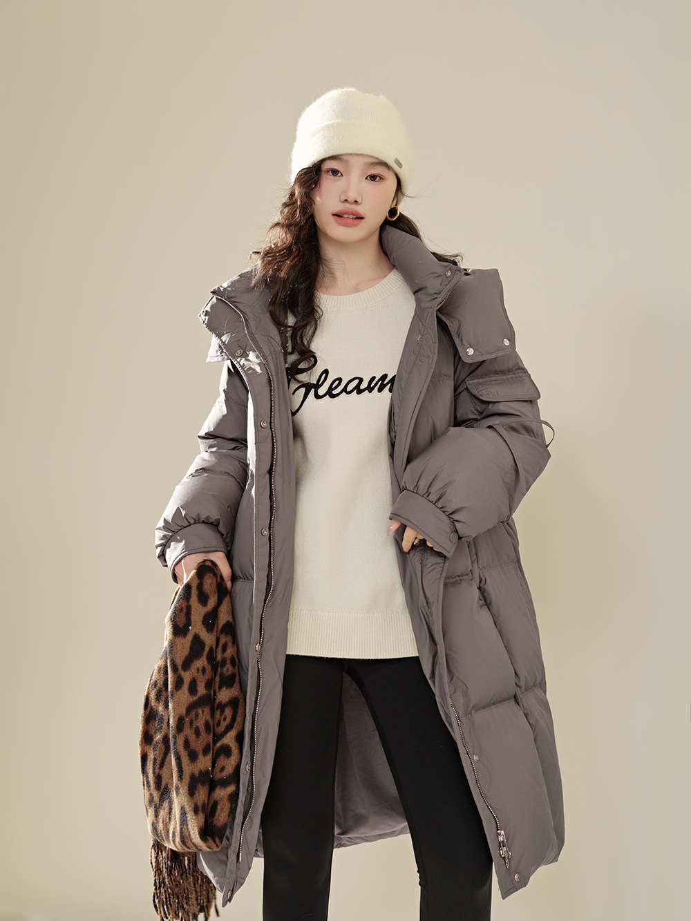 Hooded Down Coat