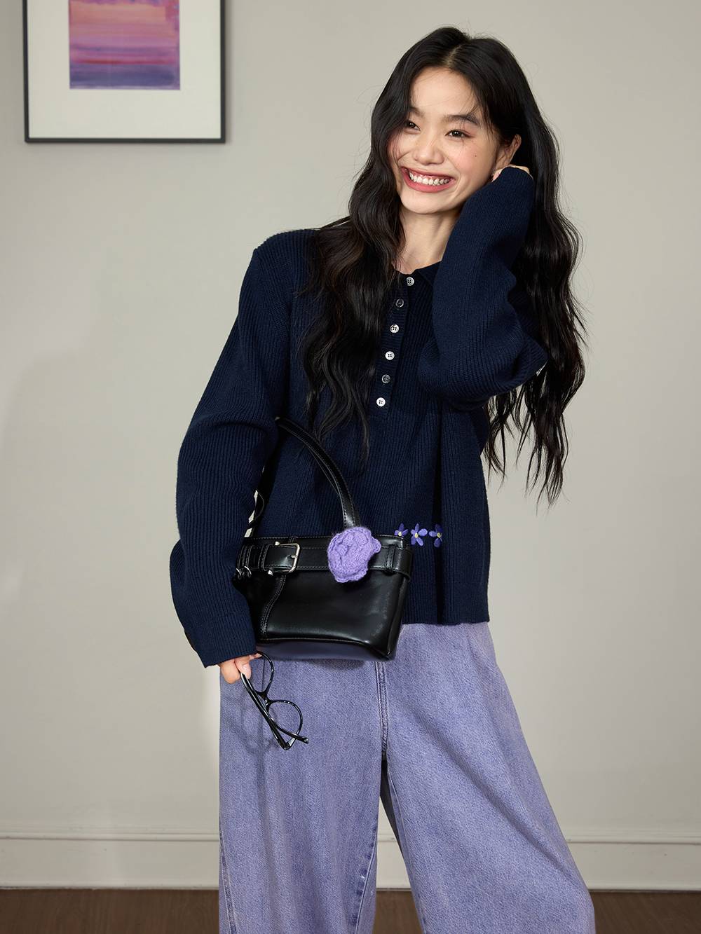 Polo Collar Sweater