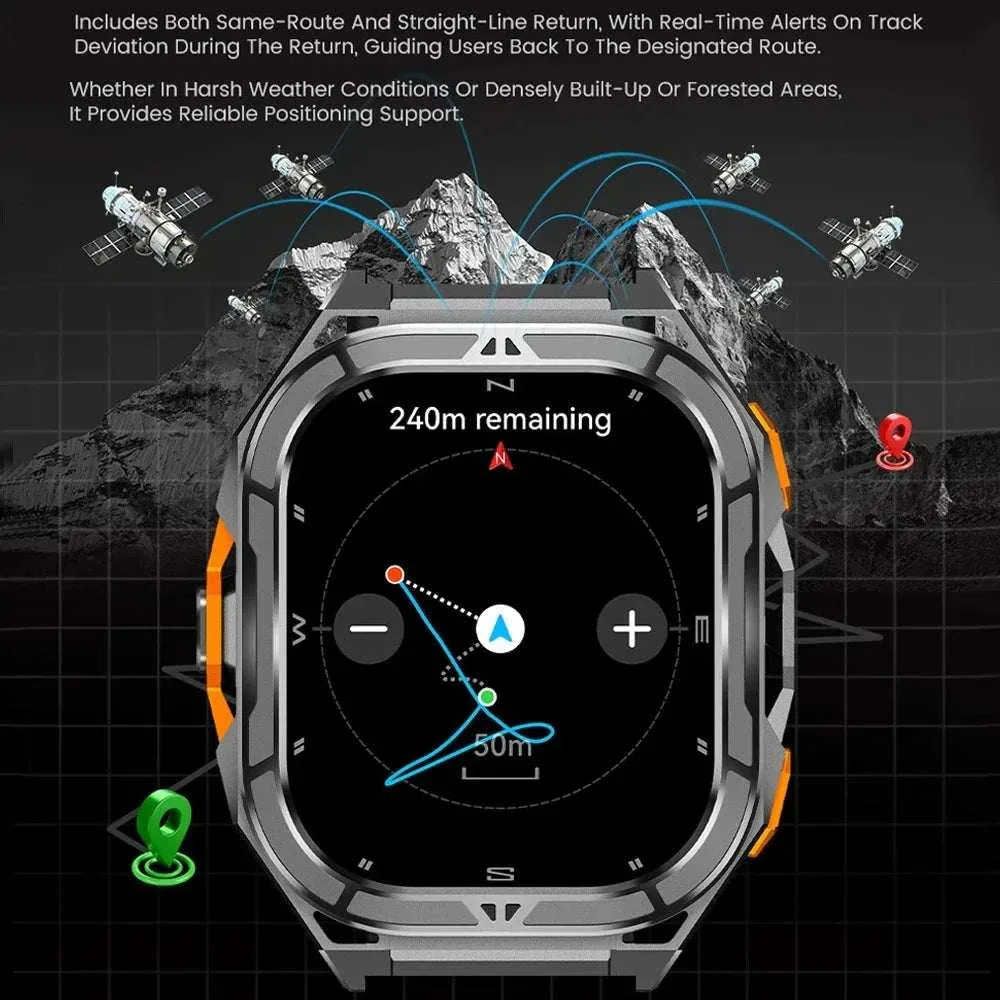 Terra-X GPS Rugged Smartwatch | 1.96
