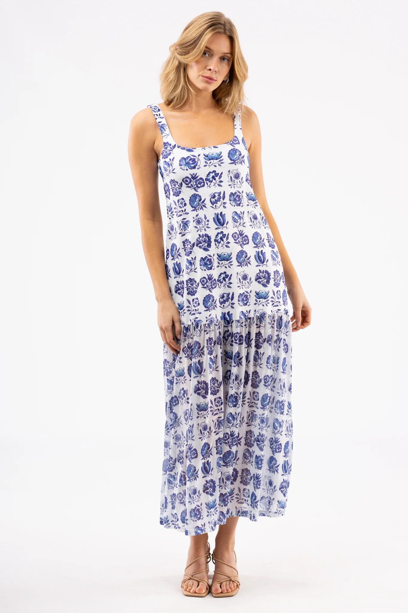 The Della Dress - Tidal Tile