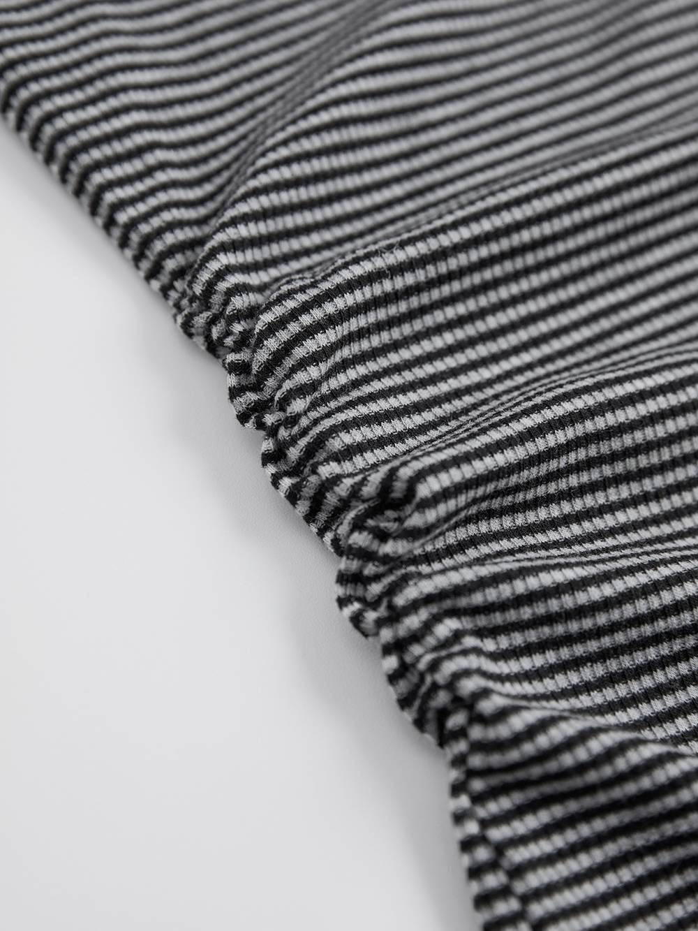 Striped One-shoulder Top