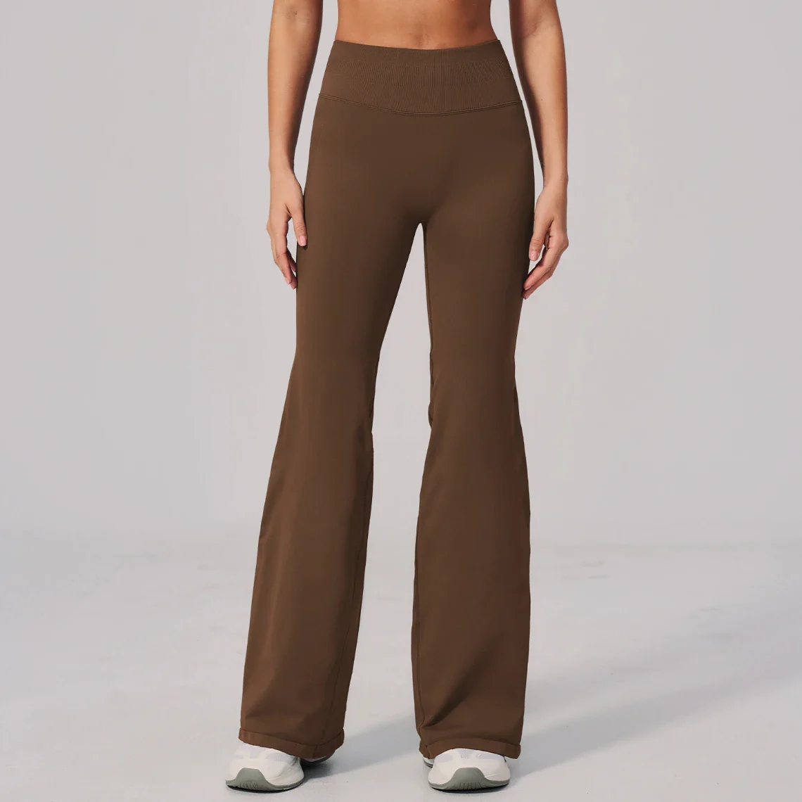Seamless High Waist Tummy Control Hip Lifting Yoga Flared Pants