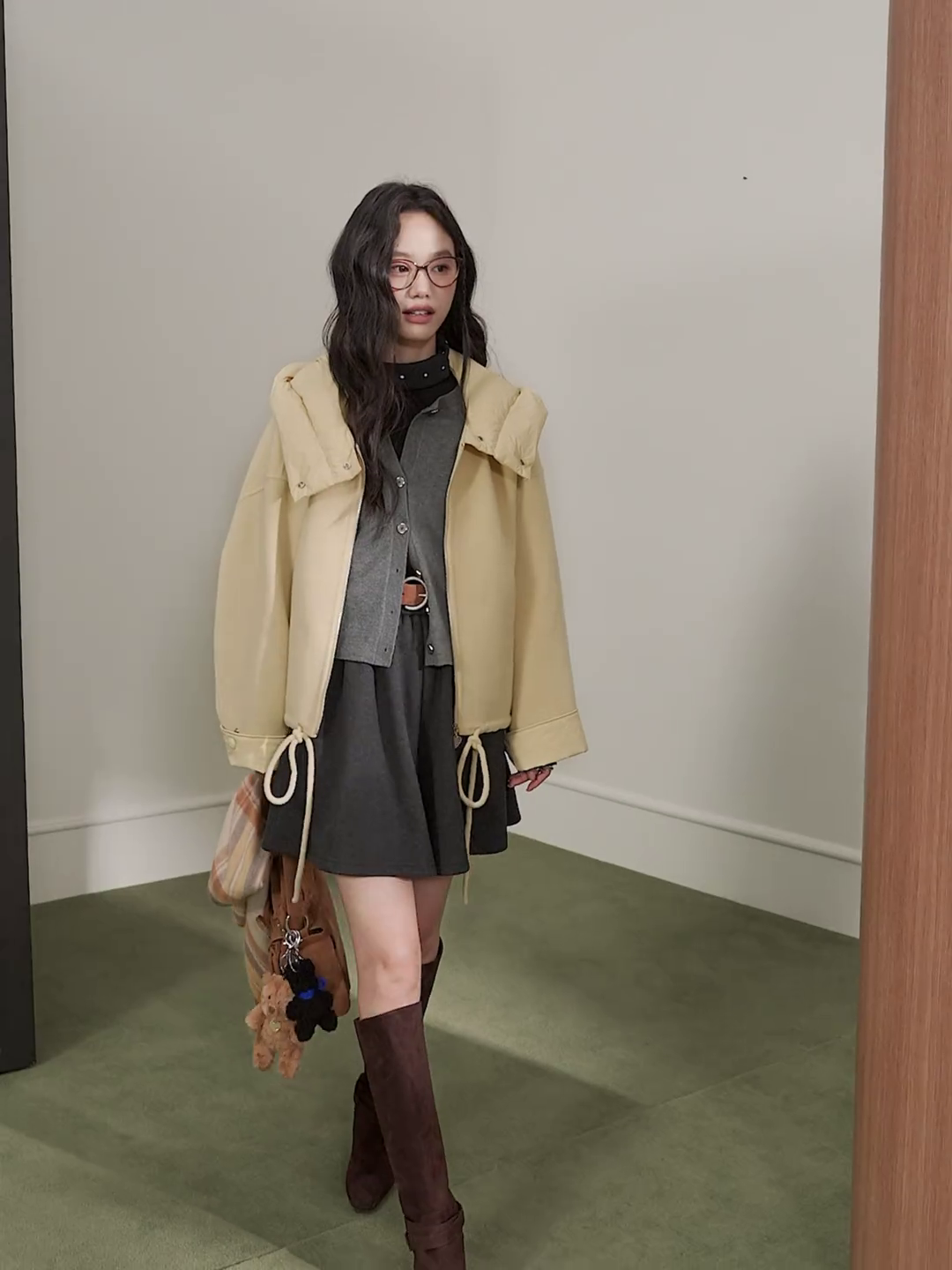 Hooded Yellow Coat