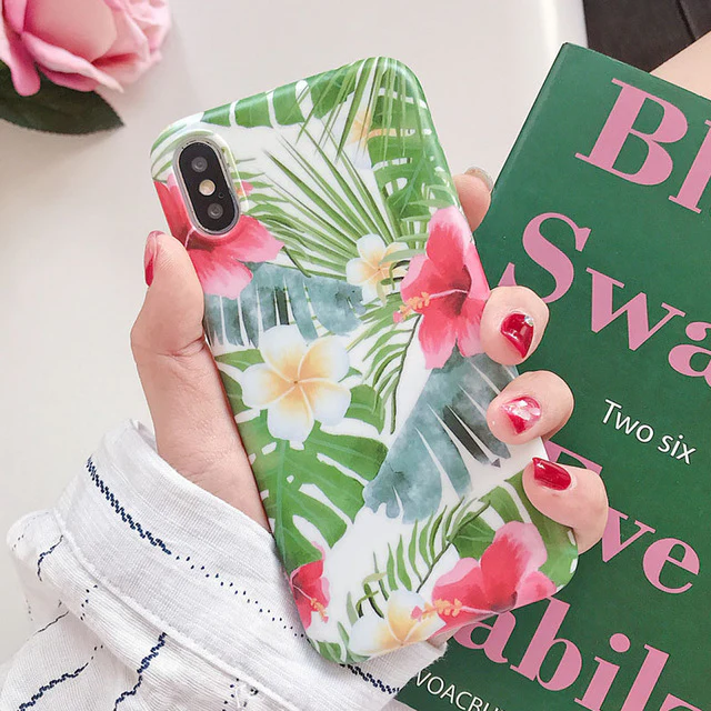 Flower Soft Phone Case For iPhone