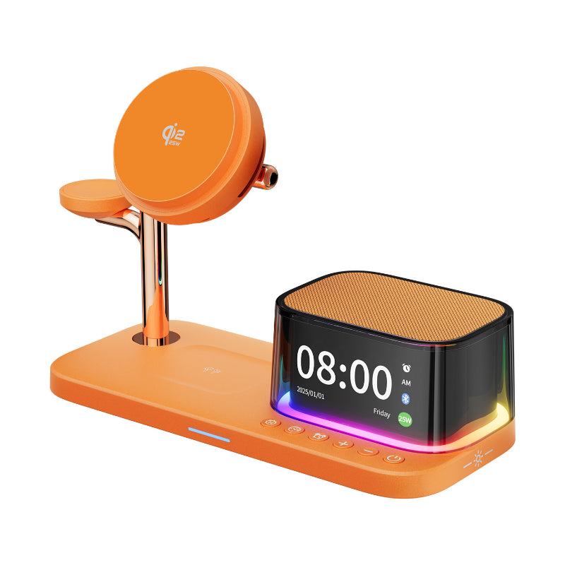 6-in-1 Magnetic Wireless Charger With Fast Charging compatible