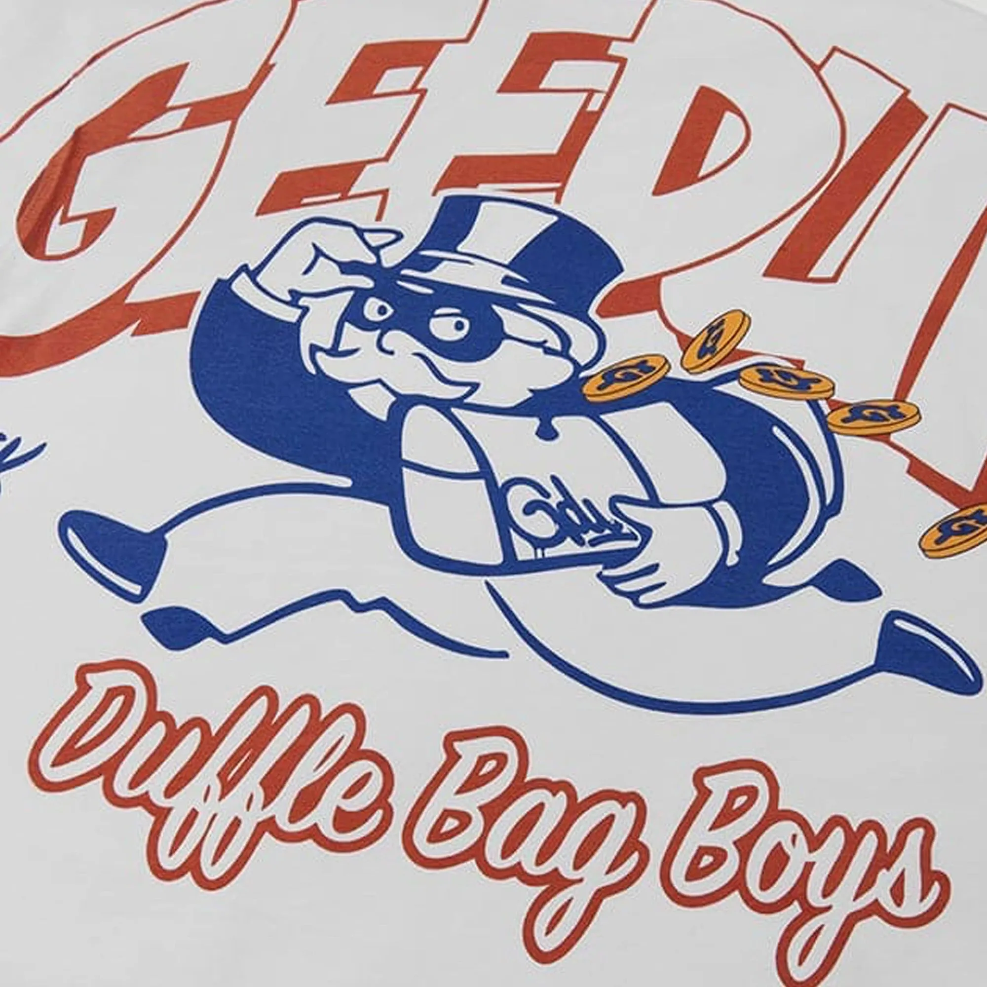 Geedup Duffle Bag Boys T-Shirt 'White / Red/ Blue' (2025)