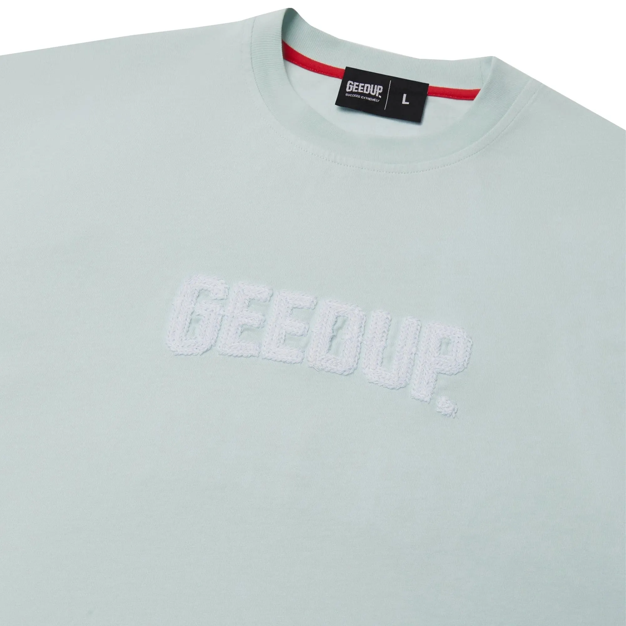 Geedup PFK Script T-Shirt 'Pale Blue' (2025)