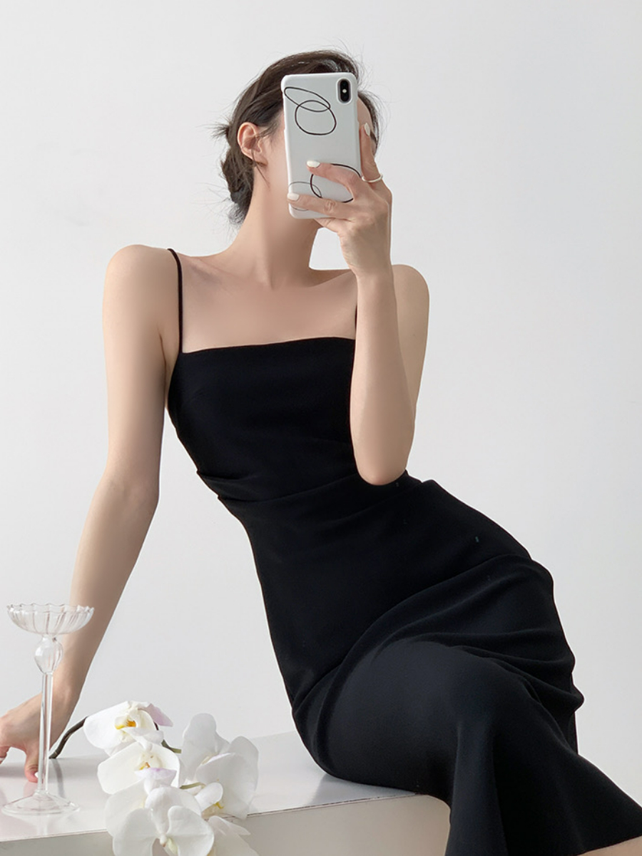 Xona Side Ruched Cami Dress