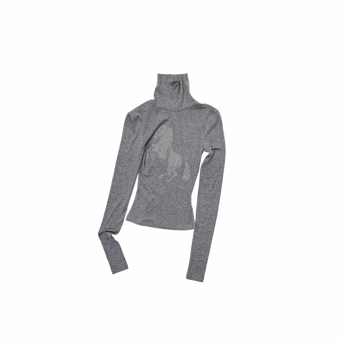 Crystal-Embellished Turtleneck