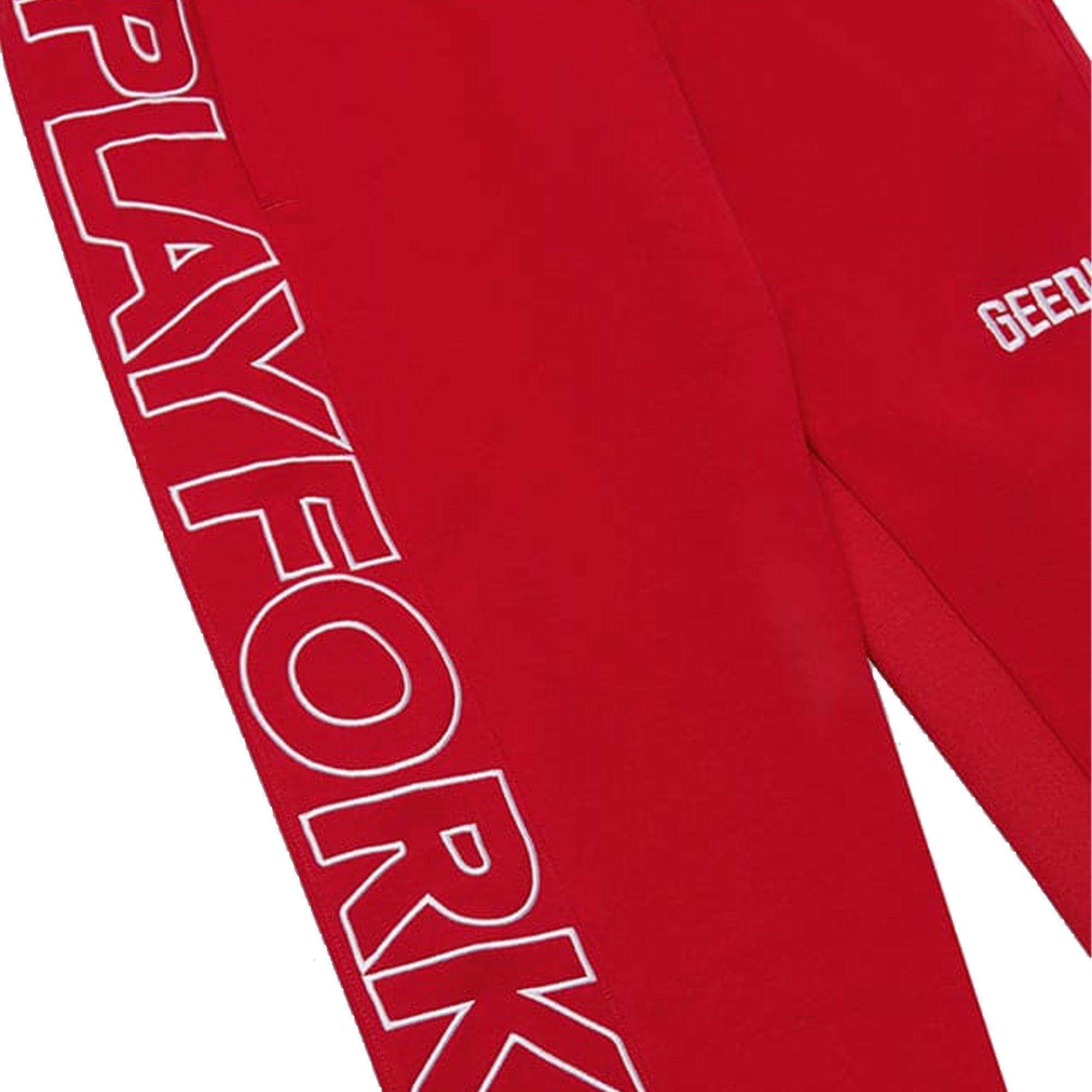 Geedup PFK Panel Trackpants 'Red / Grey' (2025)
