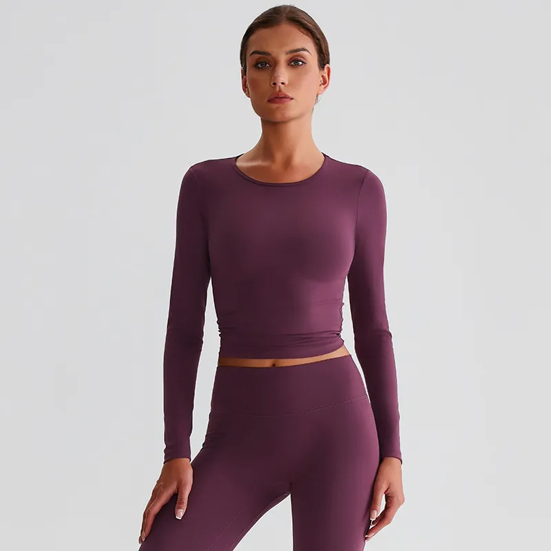 Recycled Slim Fit Yoga Long Sleeve Top