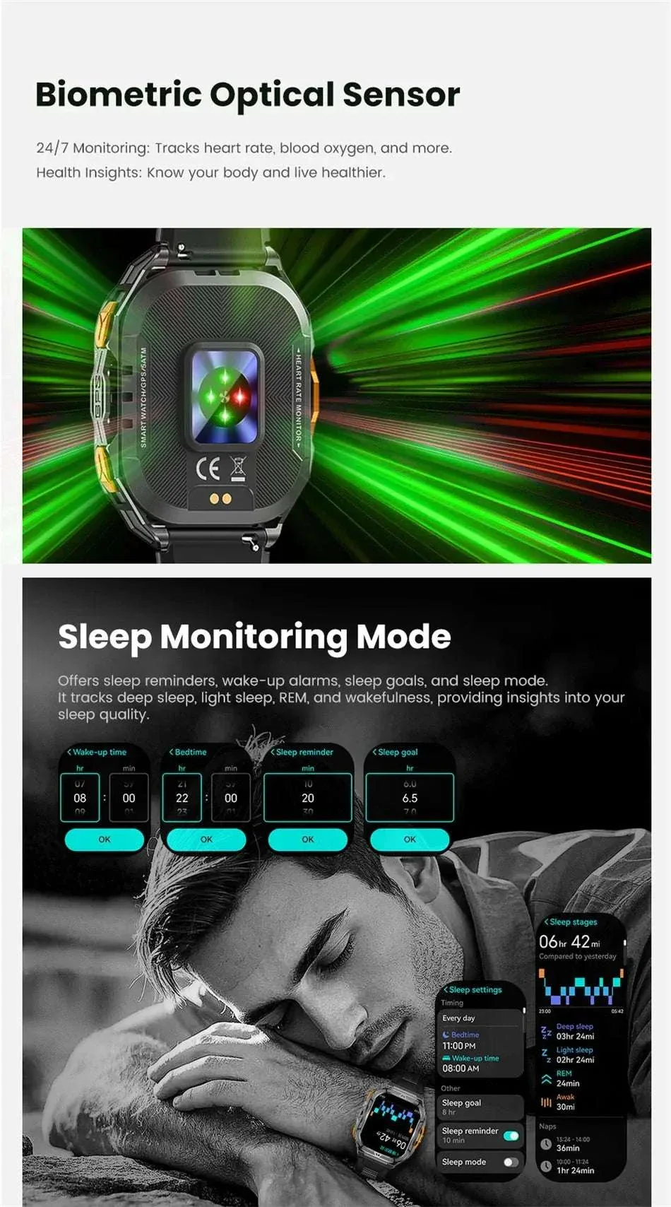 Terra-X GPS Rugged Smartwatch | 1.96