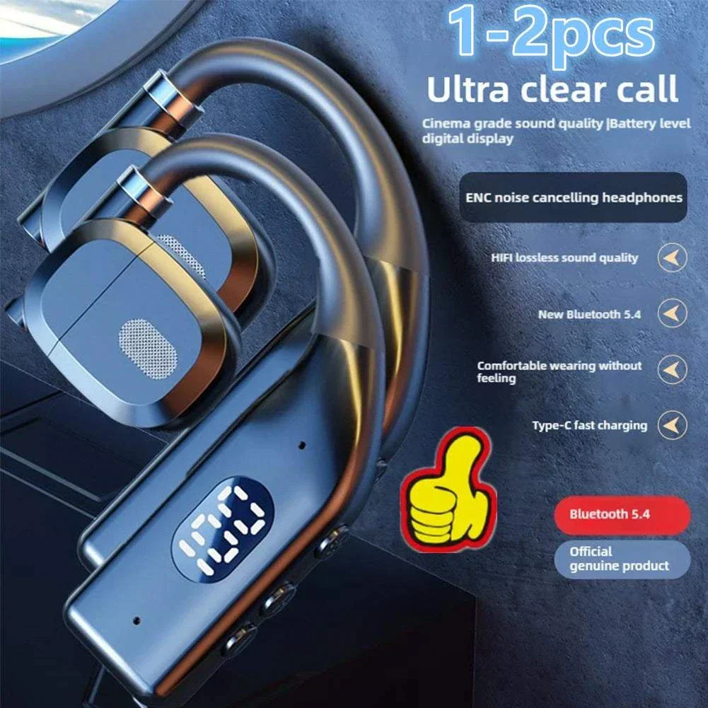 Bluetooth 5.4 Ultra-Fast Charge Business Headset