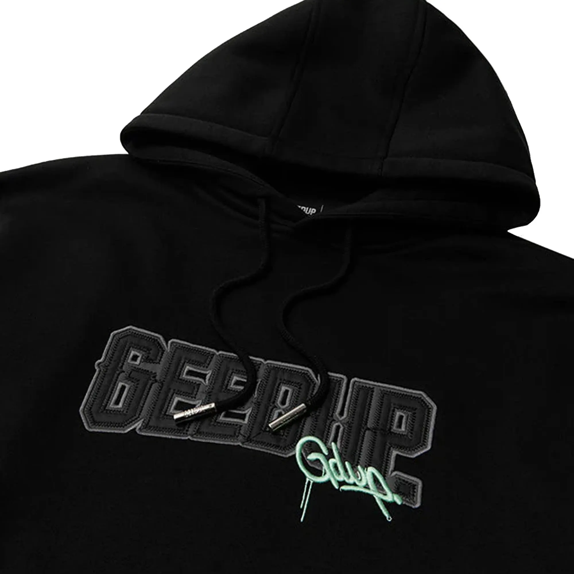 Geedup PFK/Handstyle Hoodie 'Black / Pastel Mint' (2025)