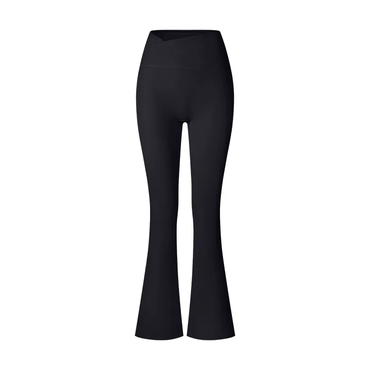 Cross Waistband Flare Pants