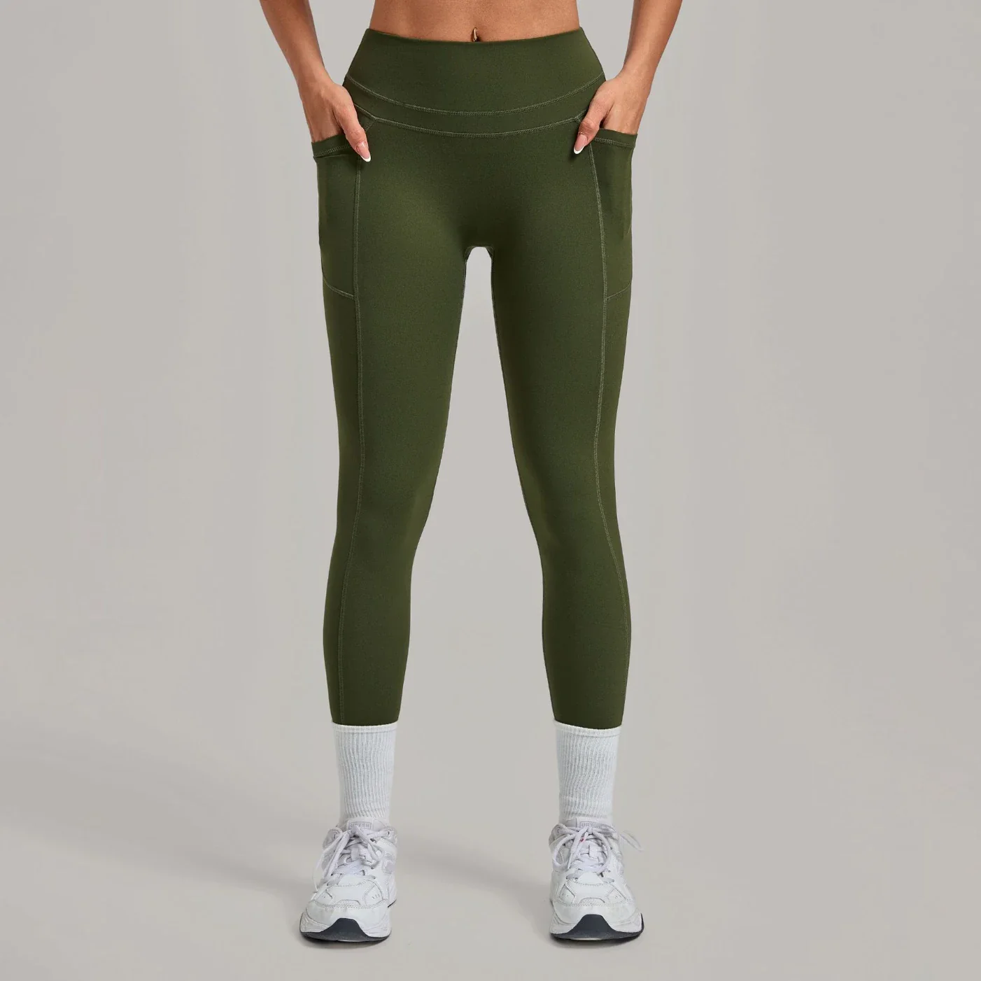 Women's Hip-lifting Yoga Leggings With Pockets