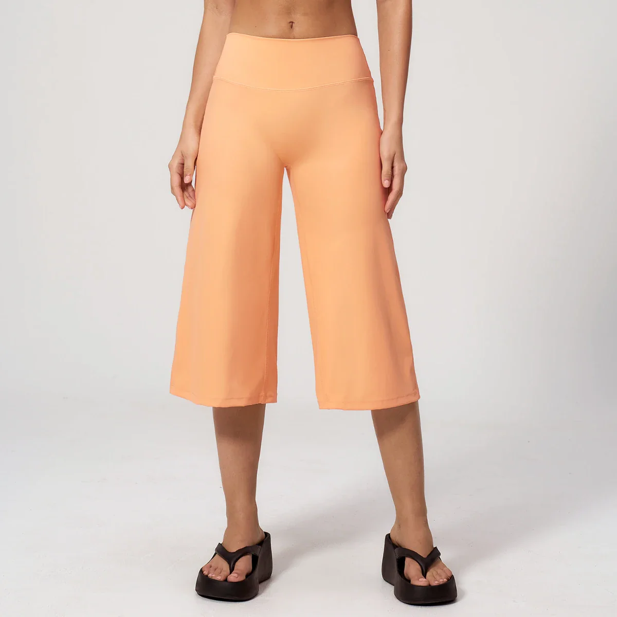 Summer High Waist Yoga Capris for Women