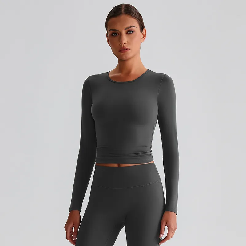 Recycled Slim Fit Yoga Long Sleeve Top