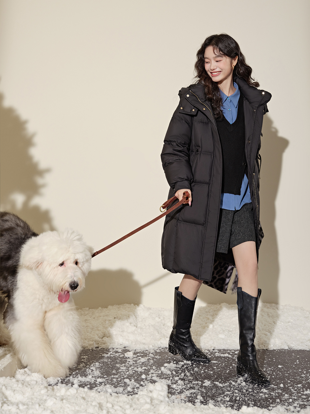 Hooded Down Coat