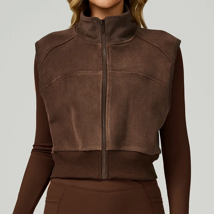 High Collar Autumn & Winter Plus Velvet Vest