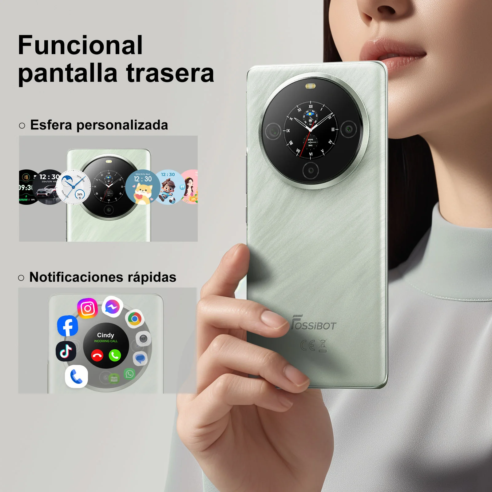 Teléfono inteligente Fossibot S3 Pro
