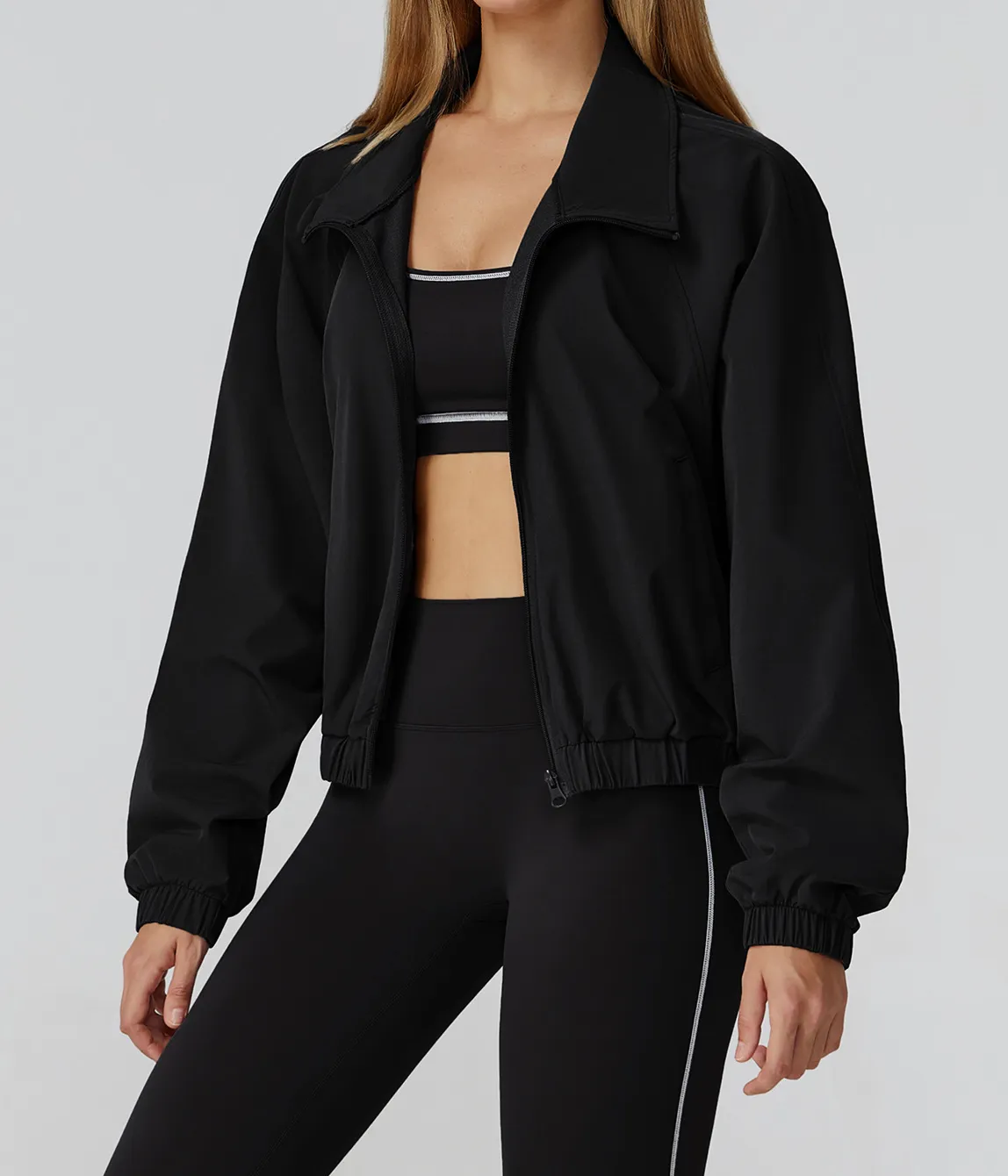 Quick-Dry Stand Collar Sports Jacket for Women