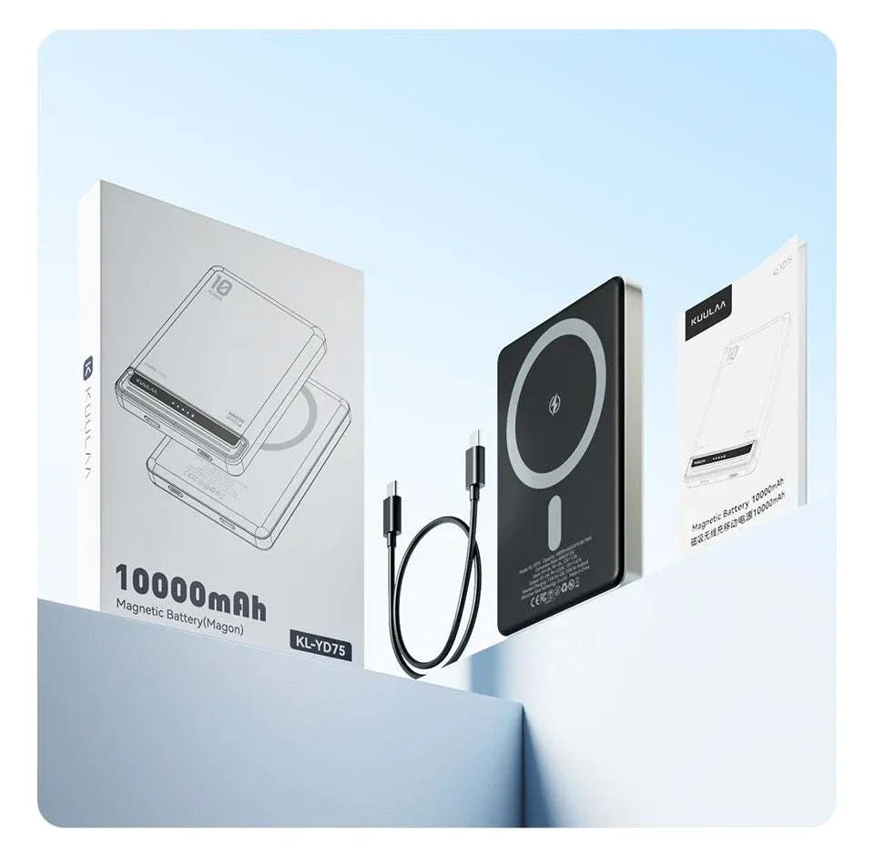 MagStream 10000mAh Magnetic Wireless Fast Charge Power Bank