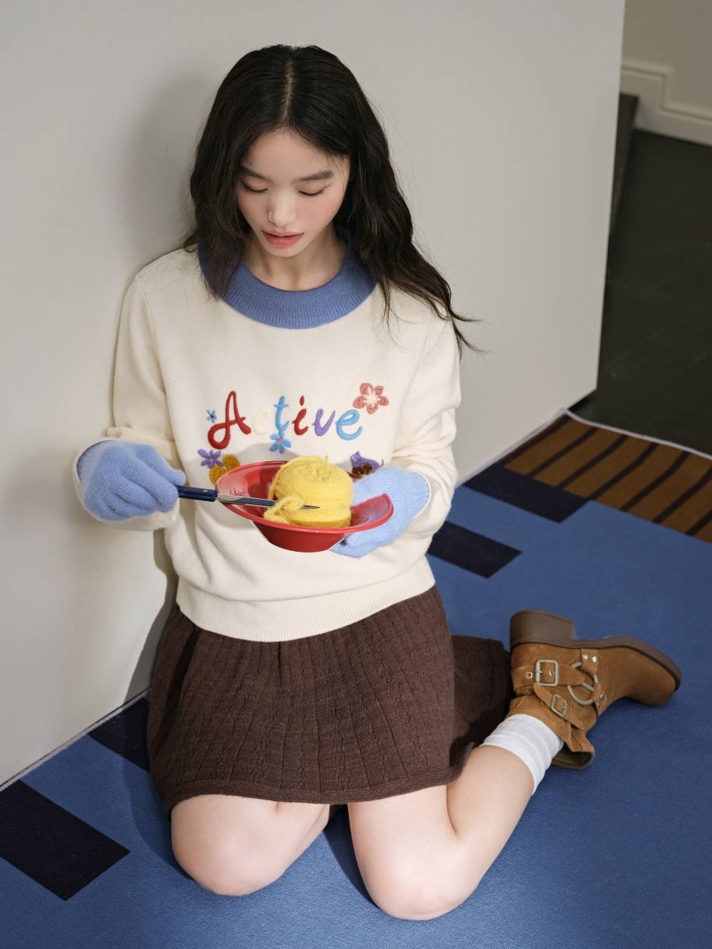 Embroidered Sweater