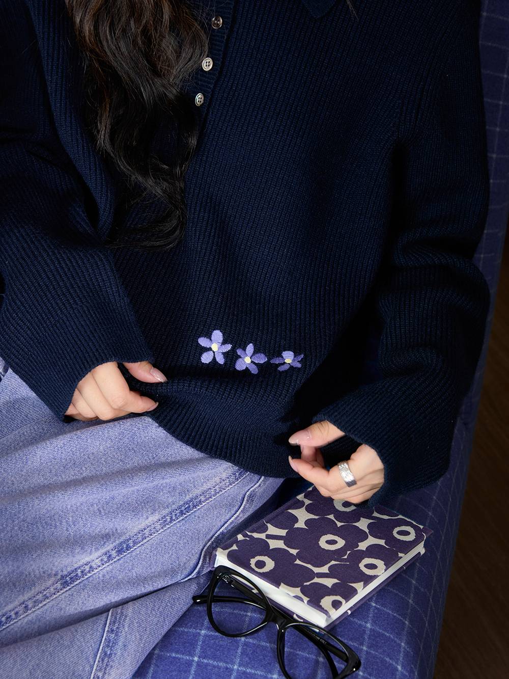 Polo Collar Sweater