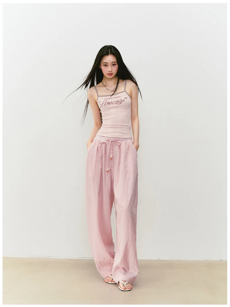 Loose String Casual Pants