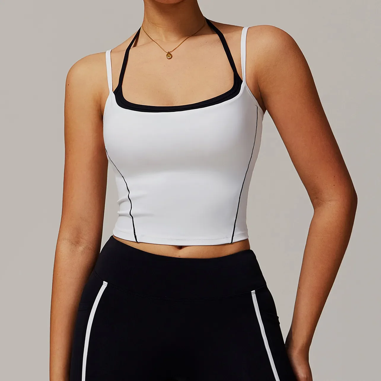Color Block Cami Tank Top ZC5009