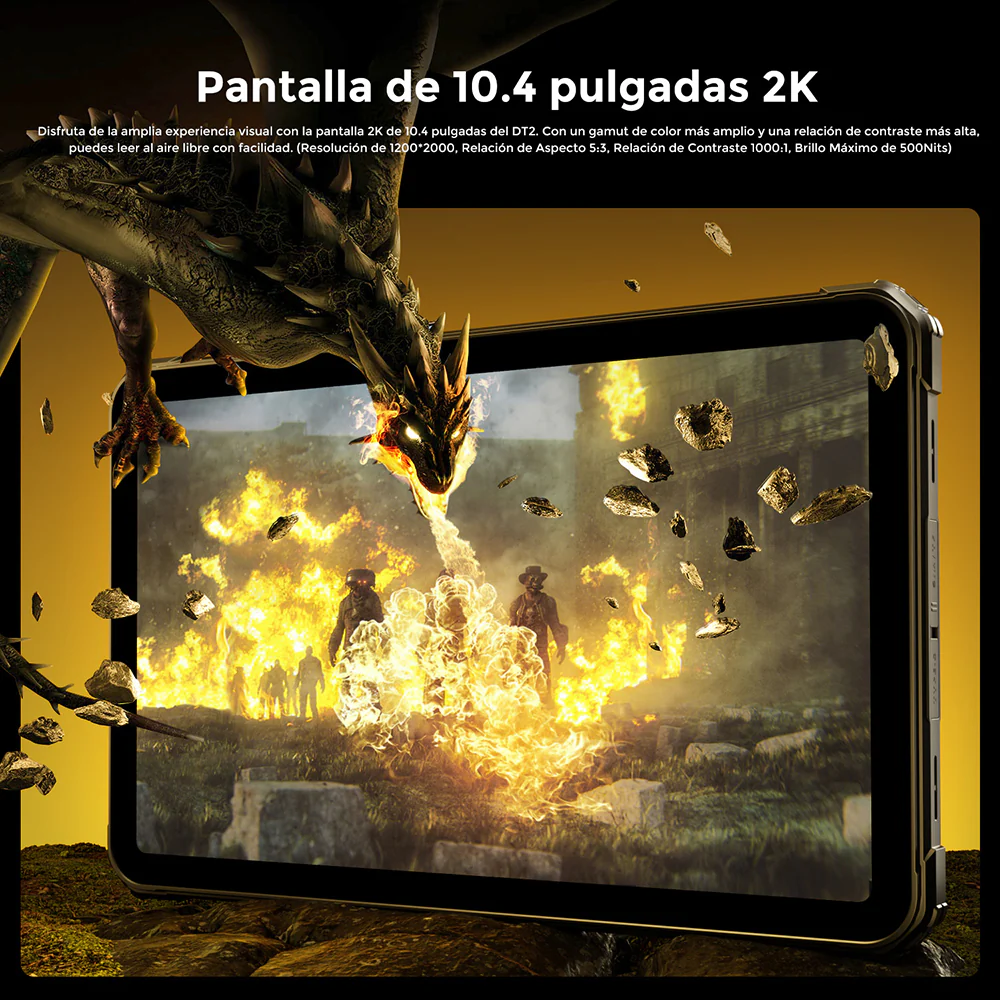 Tablet Fossibot Dt2 10.4 Robusta 22000mah 66w 12gb + 256gb
