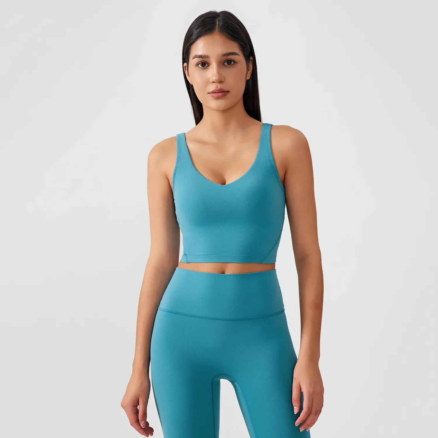 Workout Longline Crop Tank Top DQ001