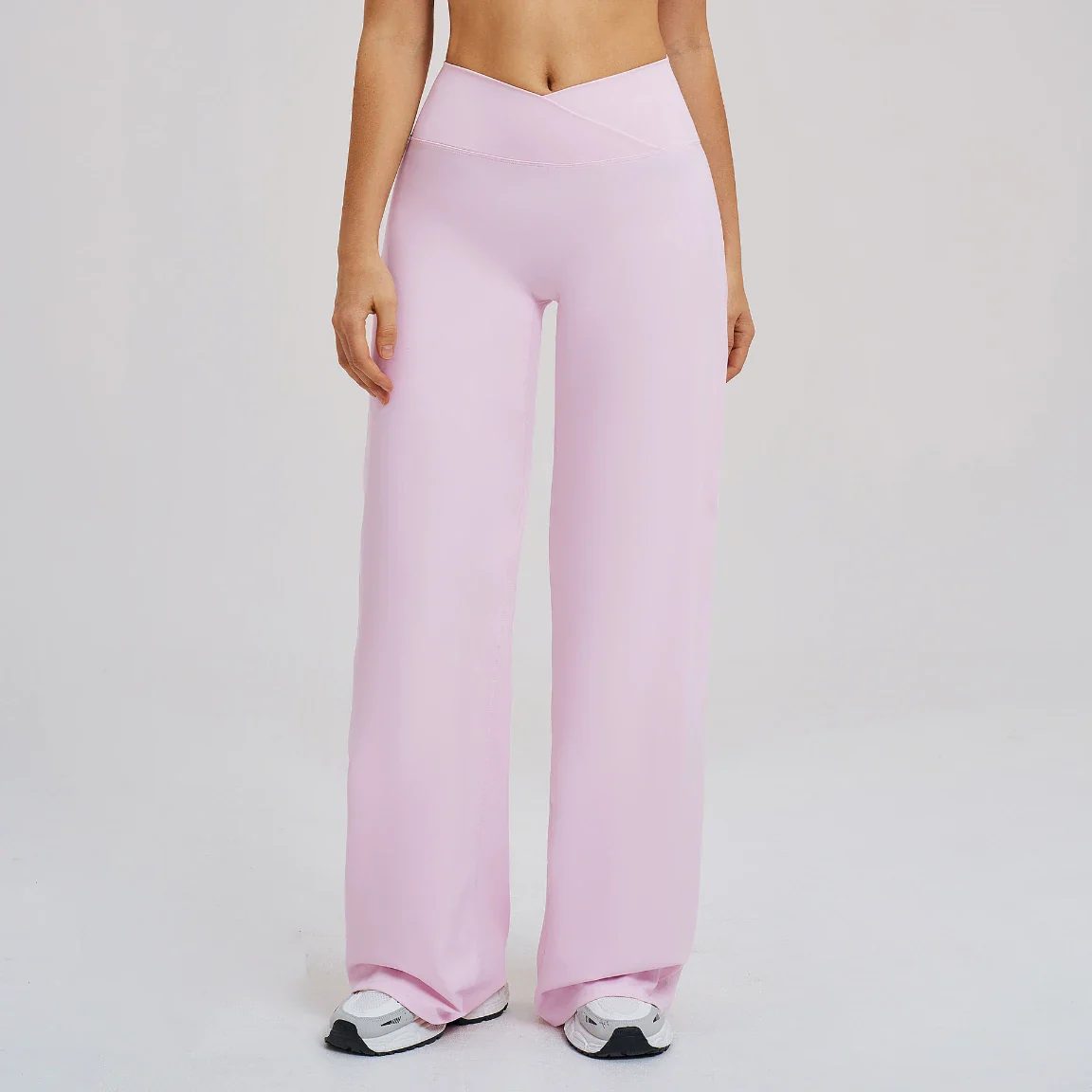 Women's Crossover Waist Wide Leg Yoga Pants