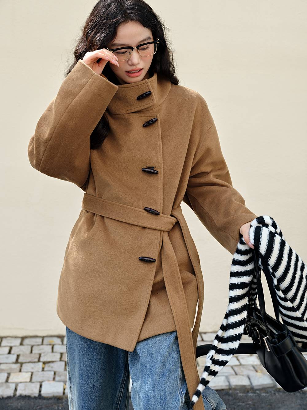 Funnel Neck Coat