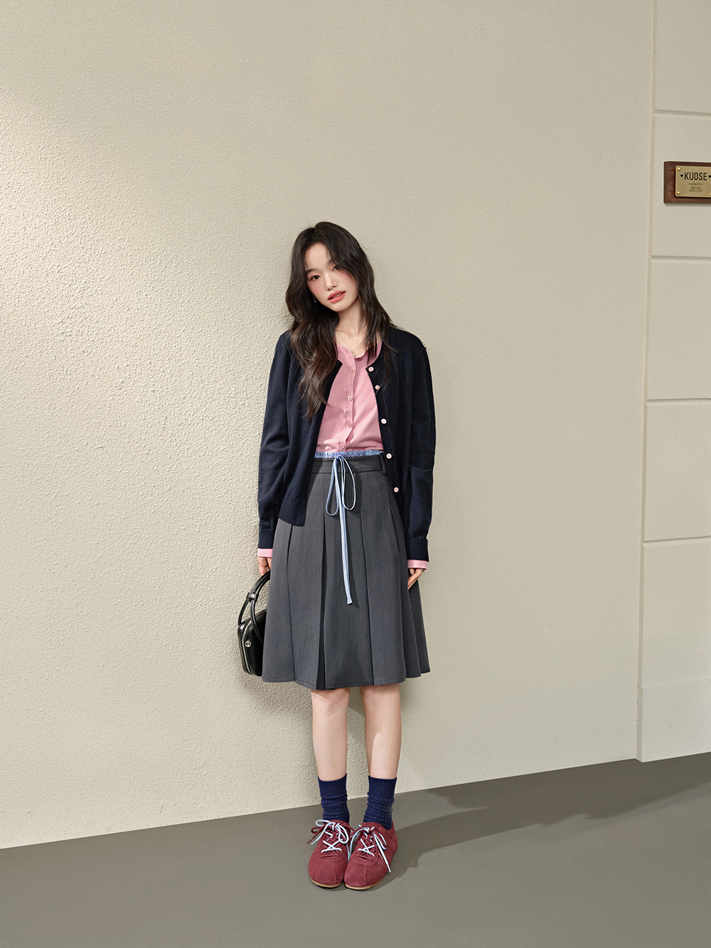 Fake Two-piece Cardigan