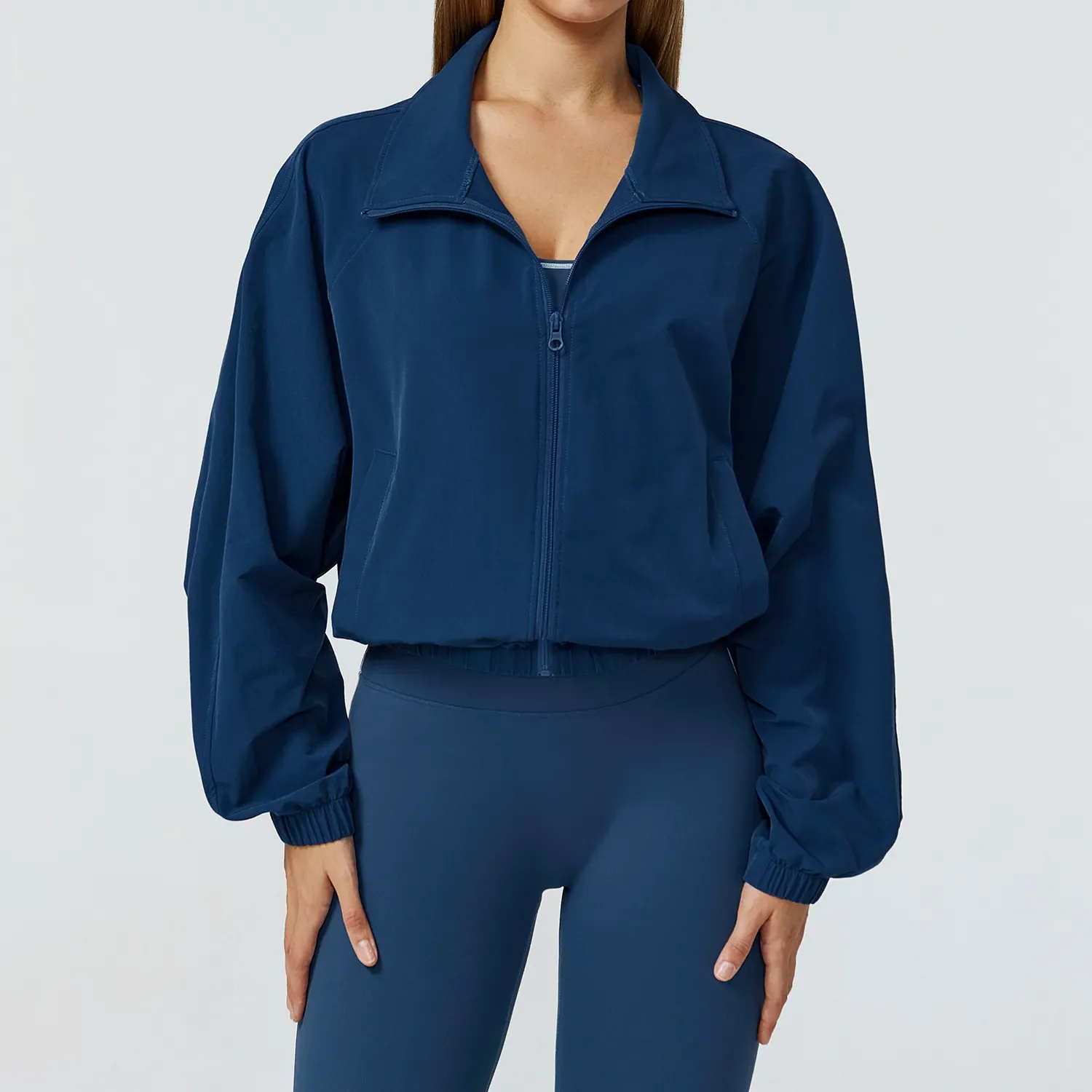 Quick-Dry Stand Collar Sports Jacket for Women