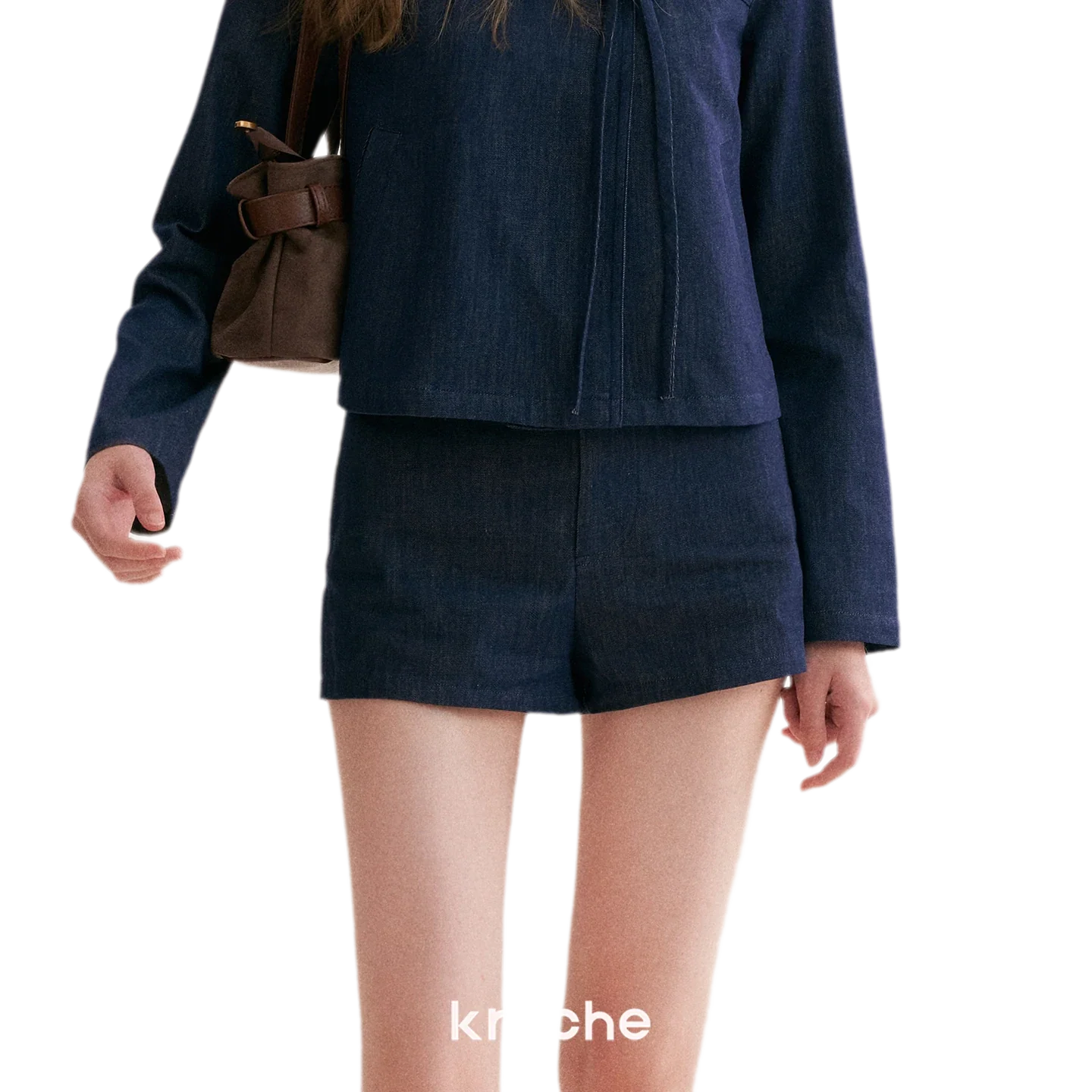 Lyocell Cotton Bow Denim Set