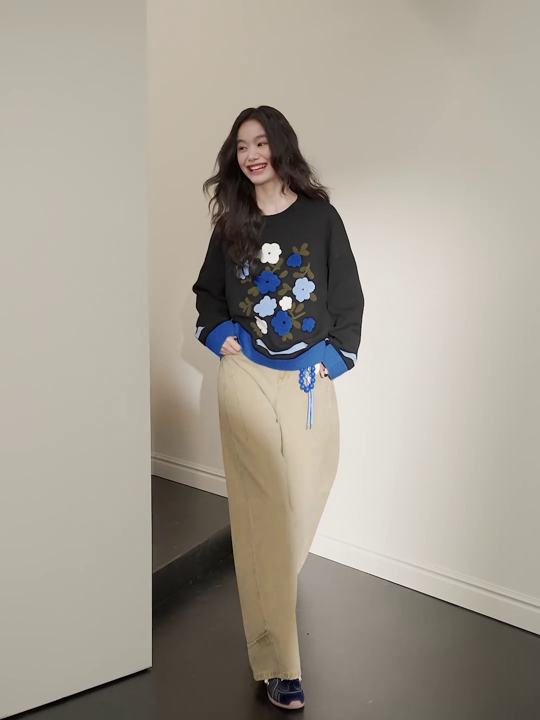 Floral Sweater