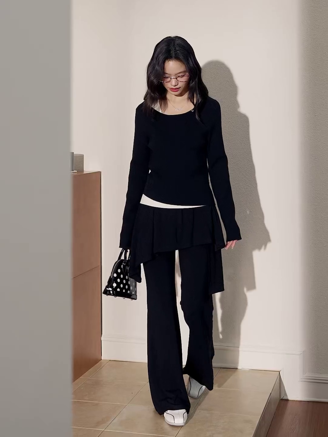 Skirt Layered Pants