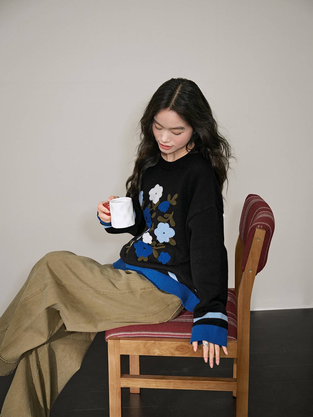 Floral Sweater