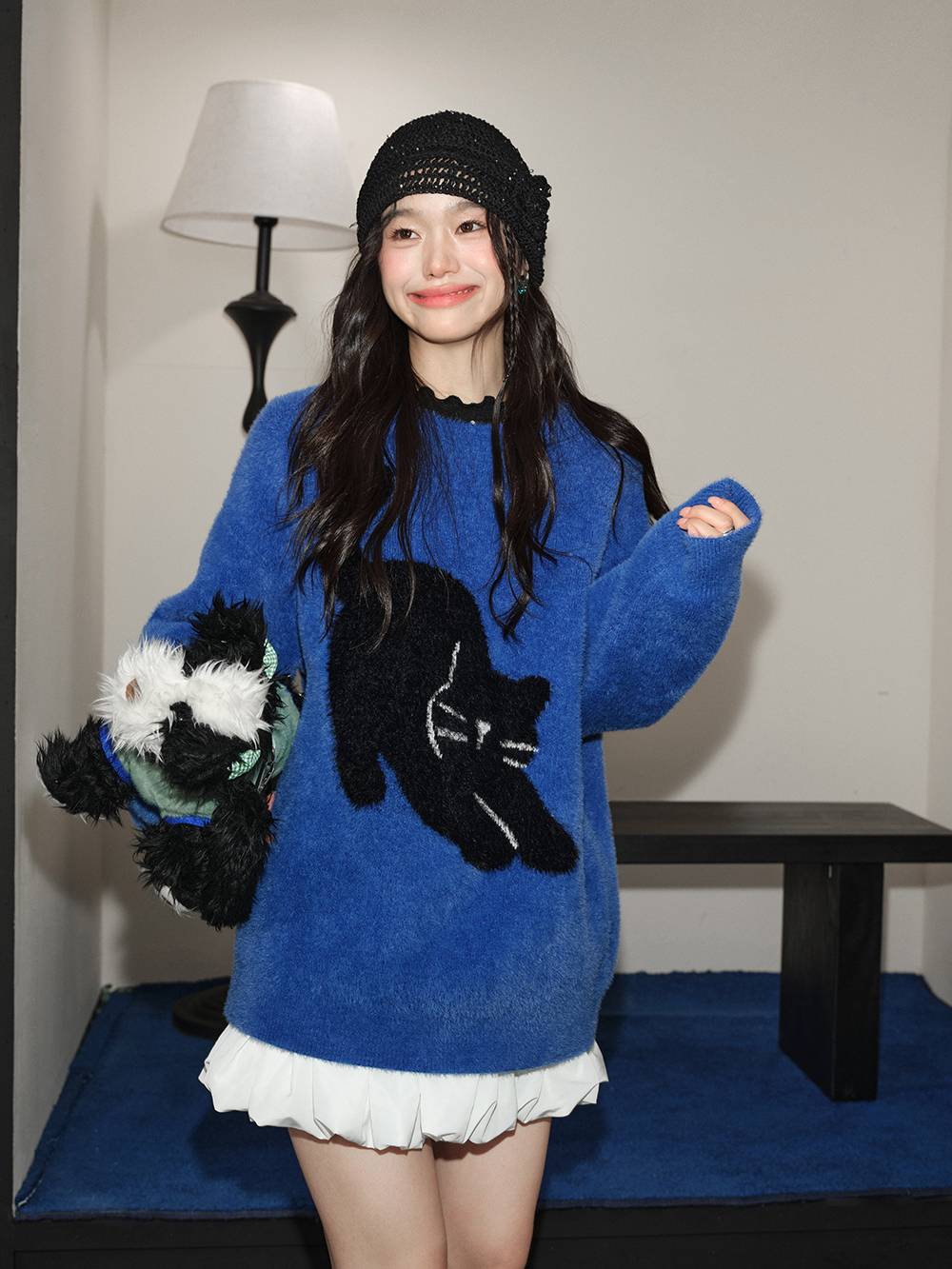 Cat Graphic Sweater