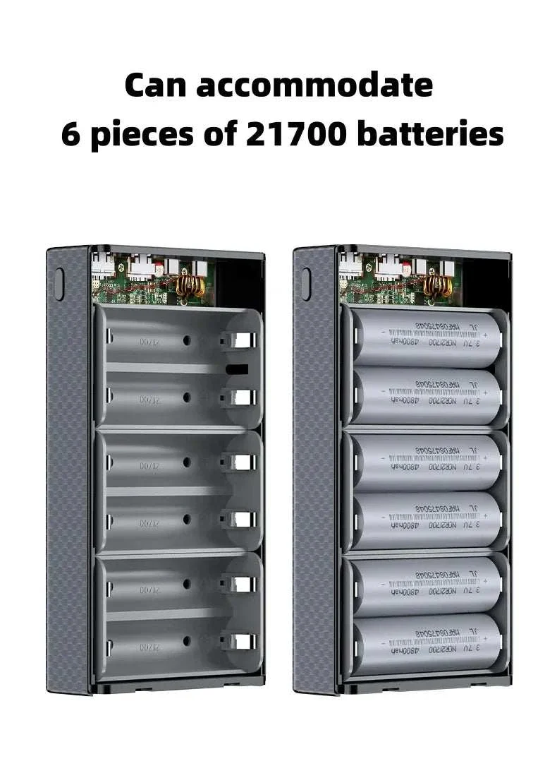 Pro-Build 100W PD Laptop Power Bank DIY Kit | 6x 21700 Capacity