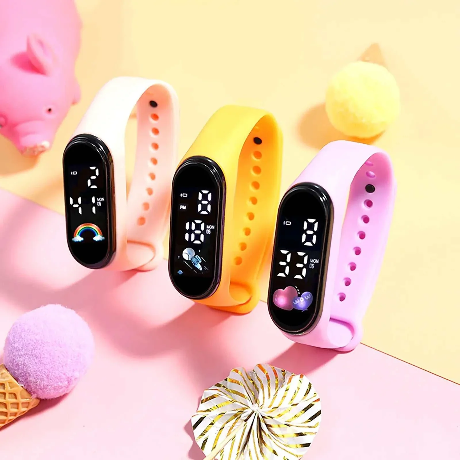 Kawaii Kids Adventure Digital Smart Watch